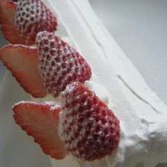 รูปของ オイルなし❀春色❀いちごロールケーキ♡