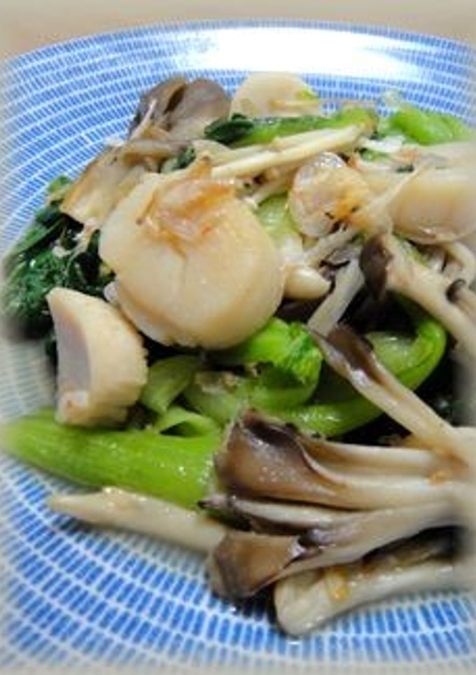 ホタテと青梗菜の桜エビ中華風★-レシピのメイン写真