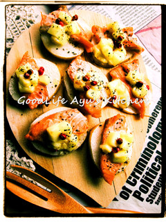 長芋とサーモンのチーズグリル-レシピのメイン写真