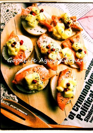 長芋とサーモンのチーズグリル-レシピのメイン写真