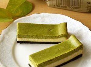 ベイクド♬抹茶チーズケーキバー♬-レシピのメイン写真