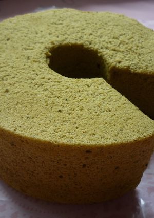 抹茶のシフォンケーキ-レシピのメイン写真