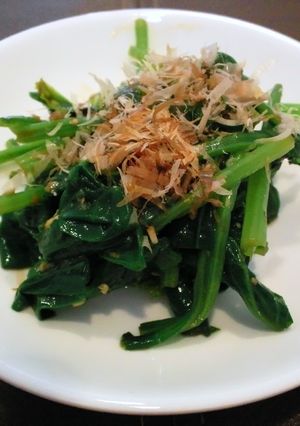 ほうれん草のおひたし梅風味-レシピのメイン写真