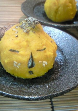かぼちゃの茶巾で永沢君-レシピのメイン写真