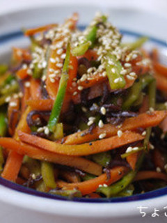 ちりめん山椒と残り野菜のきんぴら風-レシピのメイン写真