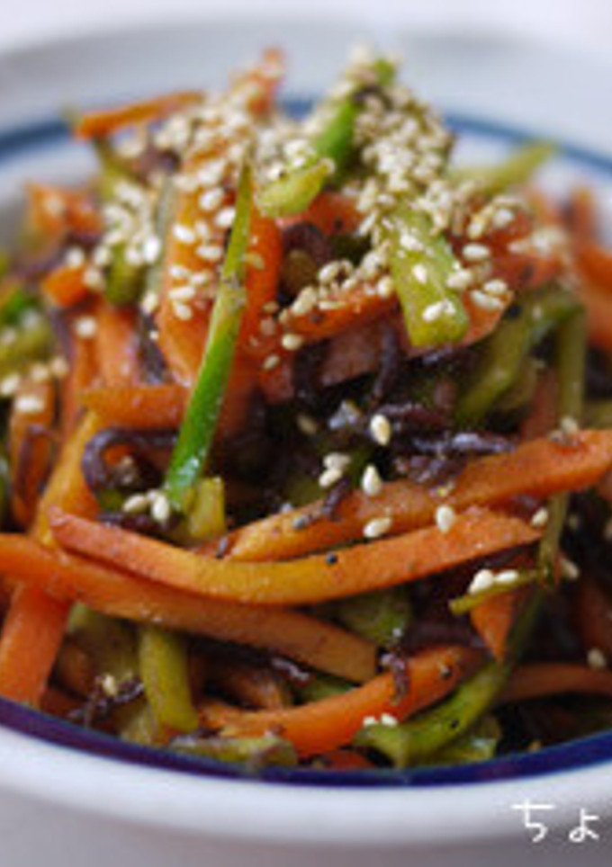 ちりめん山椒と残り野菜のきんぴら風-レシピのメイン写真