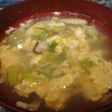 簡単!中華☆しいたけと白ネギの卵スープ♪