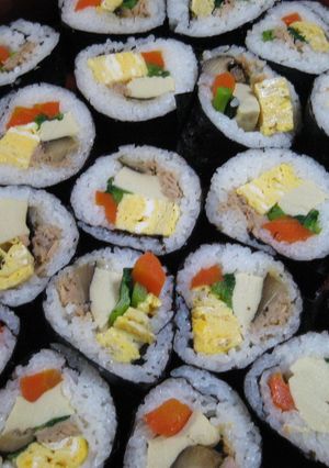 我が家流!田舎風太巻き寿司-レシピのメイン写真