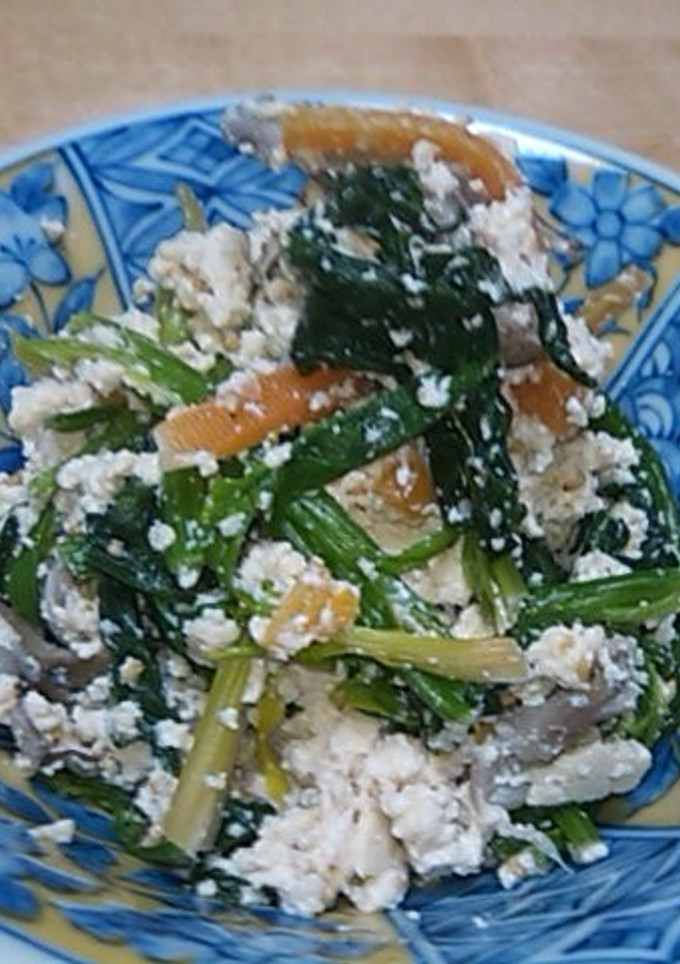 しっかり和食 塩味で白和え-レシピのメイン写真