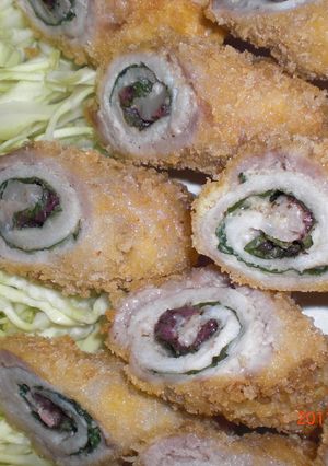 お弁当にも♪梅・青しその肉巻き-レシピのメイン写真