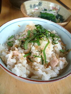 なめたけとツナの炊き込みご飯-レシピのメイン写真