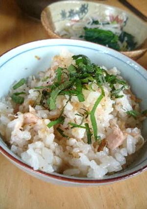 なめたけとツナの炊き込みご飯-レシピのメイン写真