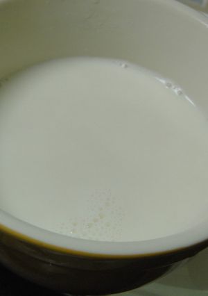しいたけ茶ホットミルク-レシピのメイン写真