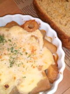 里芋の煮物で和風酒粕グラタン-レシピのメイン写真