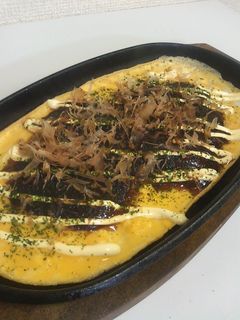 鉄板シリーズ②鉄板蒟蒻~お好み焼き味~-レシピのメイン写真