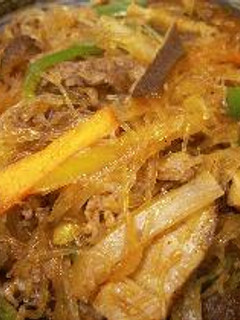 春雨と牛肉、野菜の韓国風炒め-レシピのメイン写真