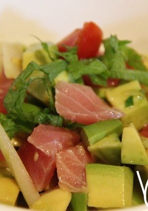 アボカドと鮪のわさび醤油和え-レシピのメイン写真