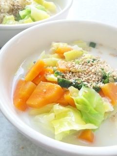 まろやか*豆乳ごまラーメン-レシピのメイン写真