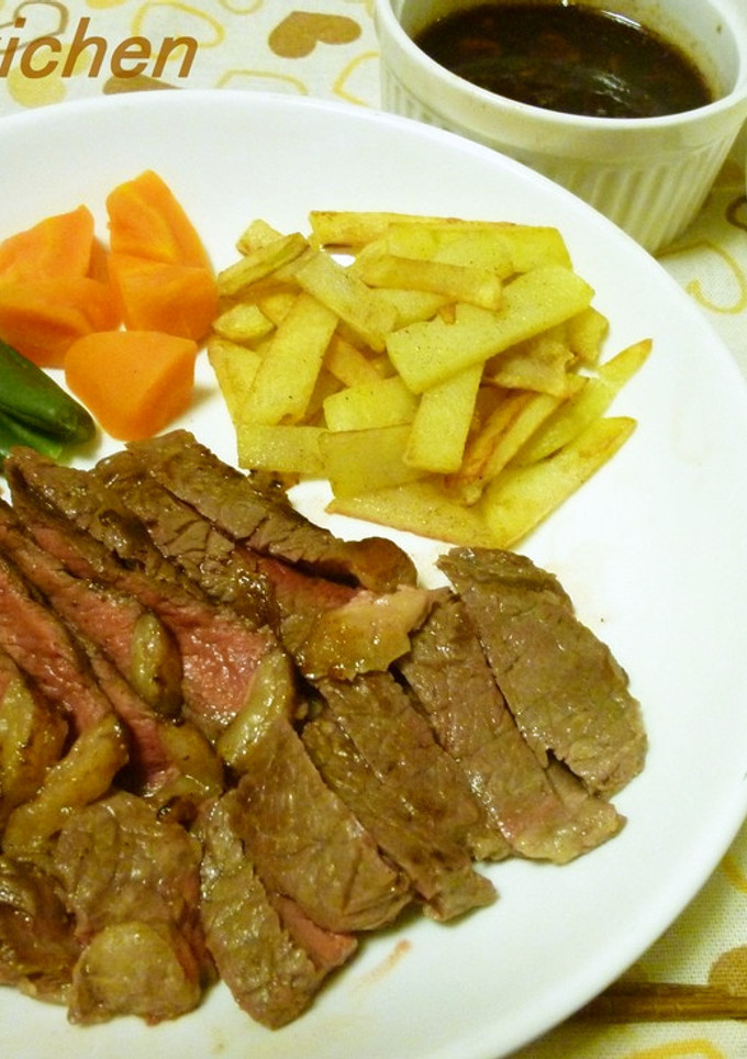 安いステーキ肉を柔らかくする方法☆-レシピのメイン写真