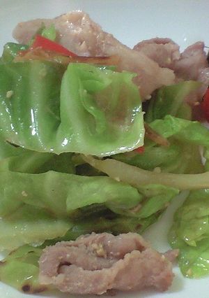 豚肉とキャベツの味噌炒め-レシピのメイン写真