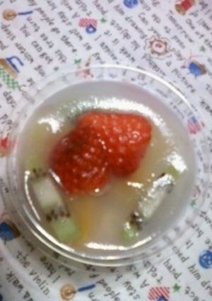 フルーツ寒天ゼリー♪-レシピのメイン写真