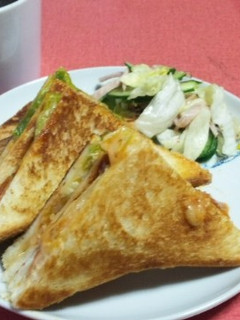☆フライパンDEホットサンド☆-レシピのメイン写真