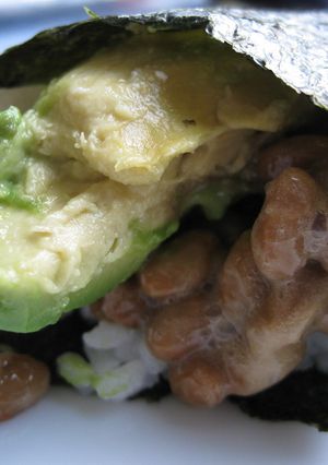 豆腐+アボガド+納豆で手巻き寿司♪-レシピのメイン写真