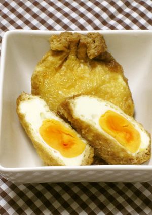 たまごの巾着煮-レシピのメイン写真
