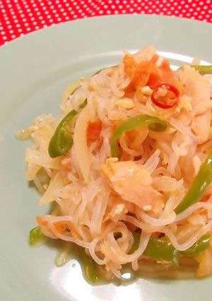 しらたきツナトマト炒め～１１０kcal～-レシピのメイン写真