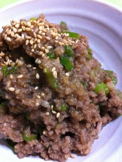 超簡単...5分..丼で作る ねぎ肉味噌-レシピのメイン写真