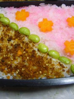 お花見気分♪ふりかけごはん -レシピのメイン写真