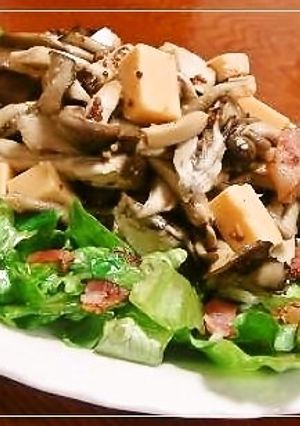 スモークチーズと焼きキノコの✿サラダ-レシピのメイン写真