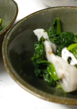 ほうれん草とれんこんで♪-レシピのメイン写真