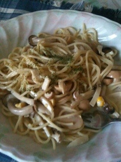 きのこスープスパゲティ-レシピのメイン写真