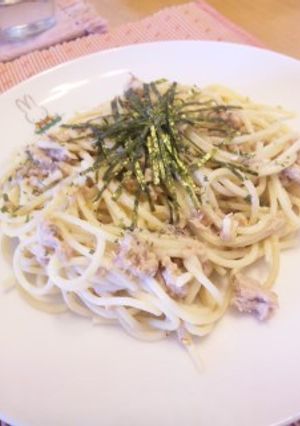 うめとツナのさっぱりパスタ！-レシピのメイン写真