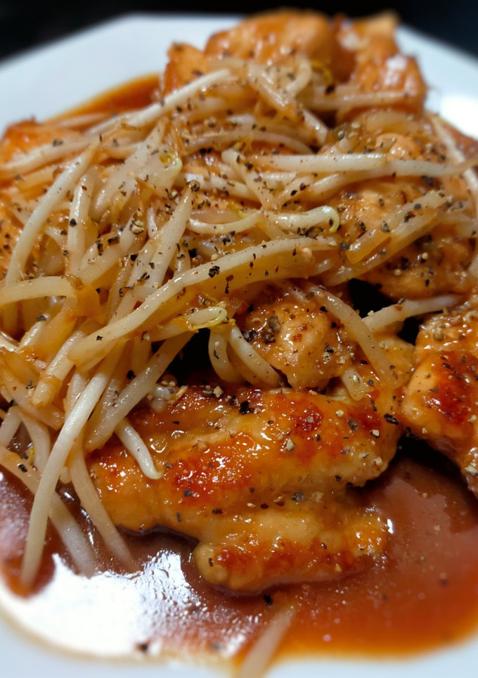 鶏むね肉ともやしのコクうま炒め-レシピのメイン写真