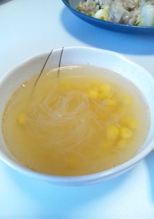 春雨とコーンの中華スープ-レシピのメイン写真