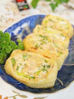ネギチーズのアゲ詰め焼き-レシピのメイン写真
