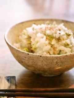 蕗の薹とじゃこの混ぜご飯-レシピのメイン写真