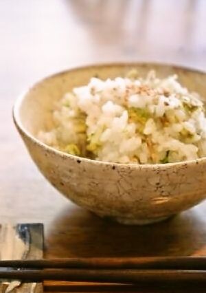 蕗の薹とじゃこの混ぜご飯-レシピのメイン写真