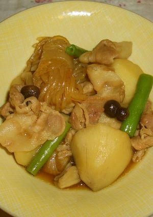豚肉とサトイモの煮物-レシピのメイン写真