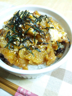 :: 節約・天玉丼-レシピのメイン写真