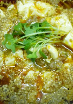 驚き)ﾟ0ﾟ( ﾋｨｨ麻婆豆腐坦々麺 ♪-レシピのメイン写真