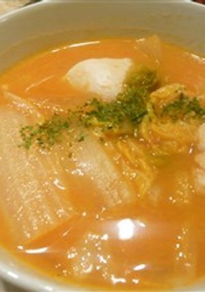 残ったミネストローネでトマトクリーム煮-レシピのメイン写真