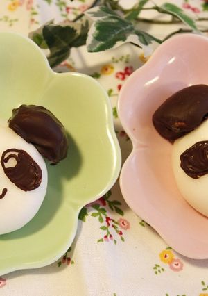 簡単!パンダのキャラスイーツ☆-レシピのメイン写真
