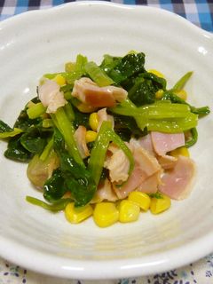 ほうれん草のバター醤油炒め★-レシピのメイン写真
