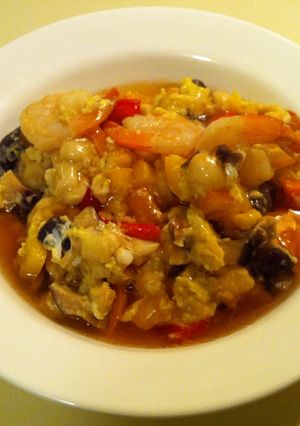 白玉麩の炒め中華あんかけ-レシピのメイン写真