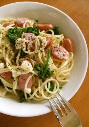 ハニーゴルゴンゾーラの春色パスタ-レシピのメイン写真