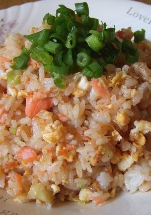 簡単！おかずいらずの鮭チャーハン-レシピのメイン写真