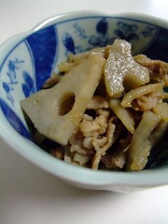 蓮根と豚肉のキンピラ-レシピのメイン写真